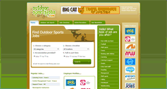 Desktop Screenshot of outdoorsportsjobs.com