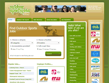 Tablet Screenshot of outdoorsportsjobs.com